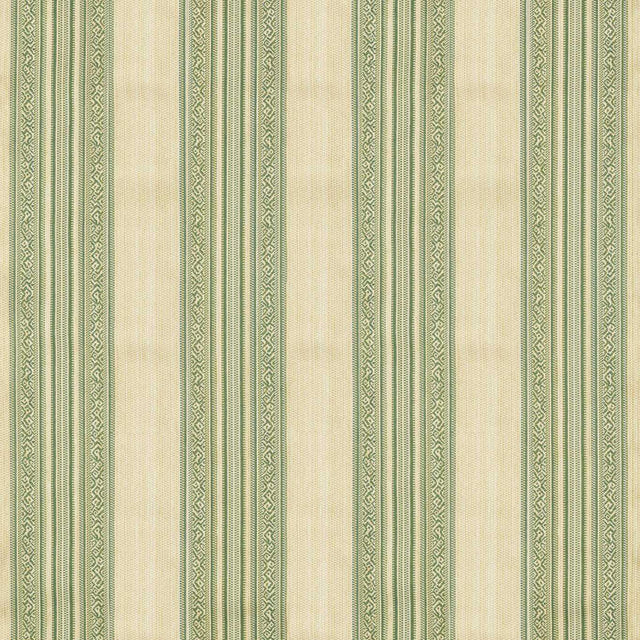 Zoffany Hanover Stripe Evergreen Fabric