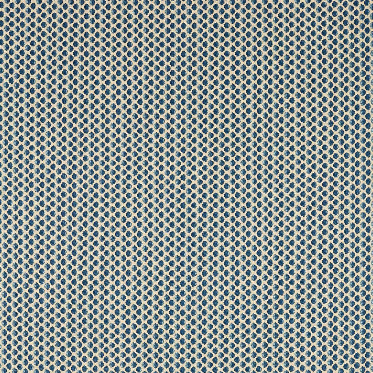 Zoffany Seymour Spot Indigo Fabric