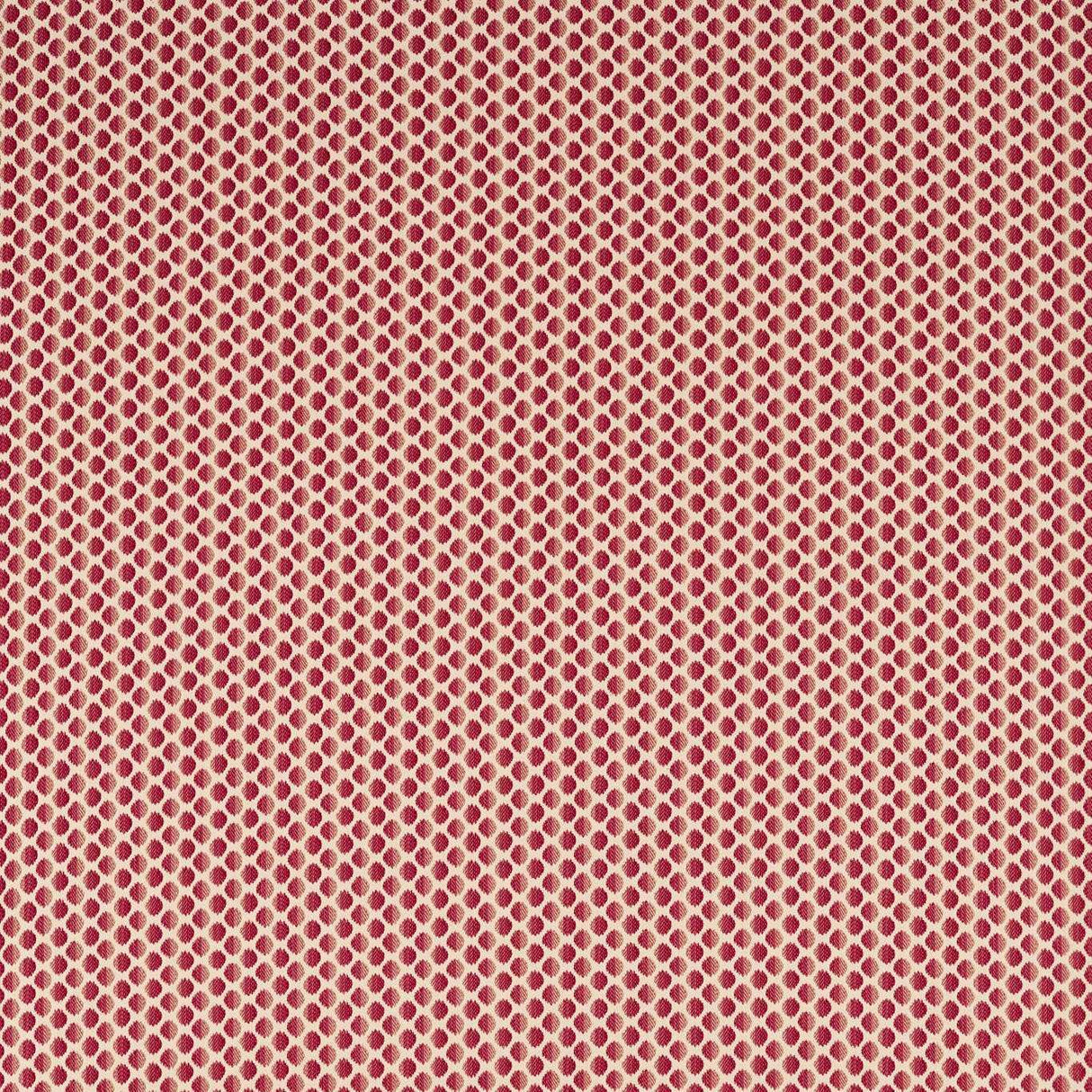 Zoffany Seymour Spot Crimson Fabric