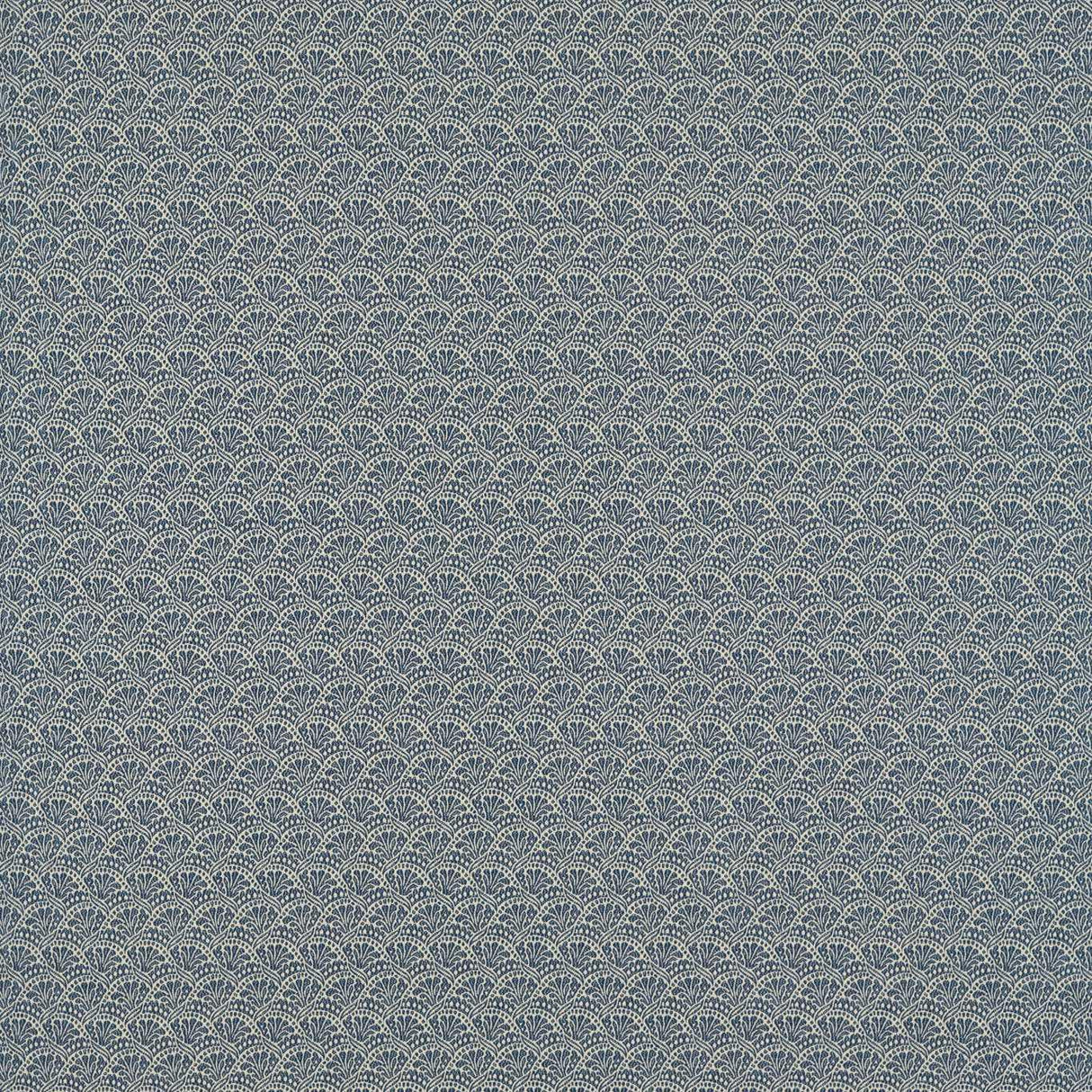 Zoffany Tudor Damask Indigo Fabric