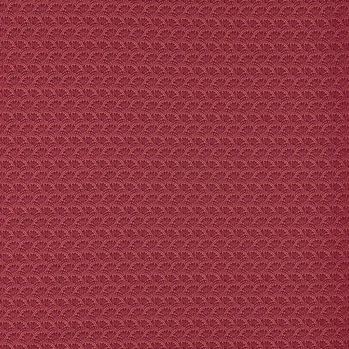 Zoffany Tudor Damask Crimson Fabric