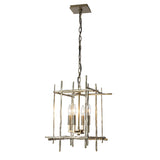 Hubbardton Forge 2023 Modern Brass Tura 4-Light Small Chandelier