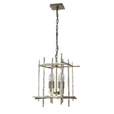 Hubbardton Forge 2023 Modern Brass Tura 4-Light Small Chandelier