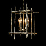 Hubbardton Forge 2023 Modern Brass Tura 4-Light Small Chandelier