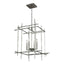 Hubbardton Forge 2023 Sterling Tura 4-Light Medium Chandelier