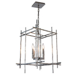 Hubbardton Forge 2023 Sterling Tura 4-Light Medium Chandelier