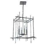 Hubbardton Forge 2023 Sterling Tura 4-Light Medium Chandelier