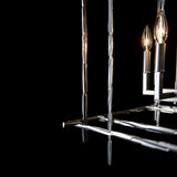 Hubbardton Forge 2023 Sterling Tura 4-Light Medium Chandelier