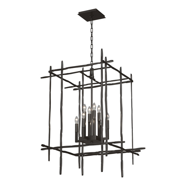 Hubbardton Forge 2023 Oil Rubbed Bronze Tura 8-Light Large Chandelier