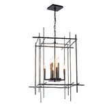 Hubbardton Forge 2023 Oil Rubbed Bronze Tura 8-Light Large Chandelier