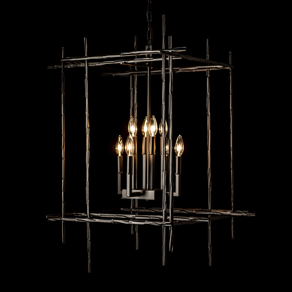 Hubbardton Forge 2023 Oil Rubbed Bronze Tura 8-Light Large Chandelier