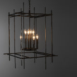 Hubbardton Forge 2023 Oil Rubbed Bronze Tura 8-Light Large Chandelier
