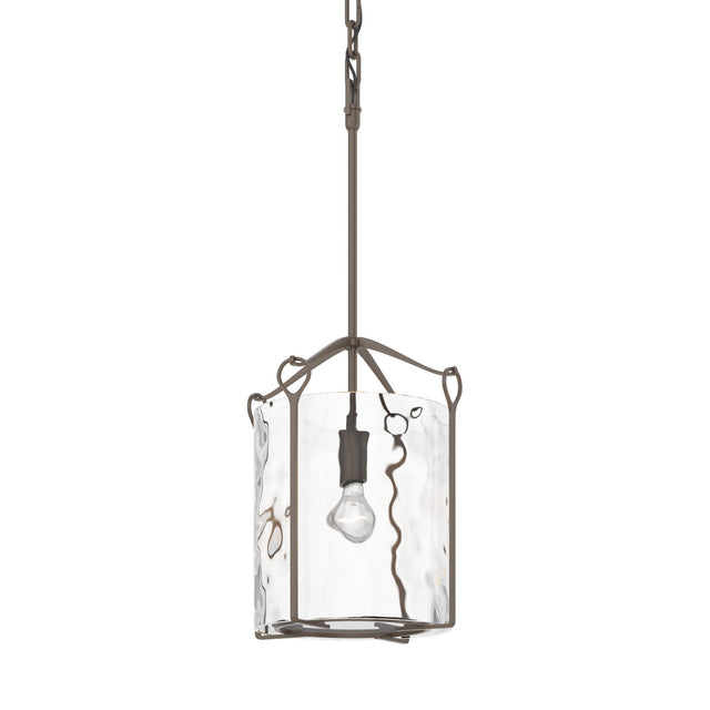 Hubbardton Forge 2020 Bronze Water Glass (LL) Bow Tall Mini Pendant