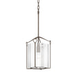 Hubbardton Forge 2020 Bronze Clear Glass (ZM) Bow Tall Mini Pendant