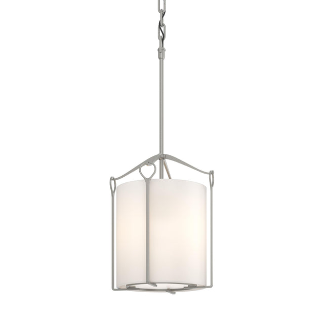 Hubbardton Forge 2020 Vintage Platinum Opal Glass (GG) Bow Tall Mini Pendant