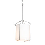 Hubbardton Forge 2020 Vintage Platinum Opal Glass (GG) Bow Tall Mini Pendant
