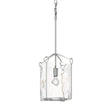 Hubbardton Forge 2020 Vintage Platinum Water Glass (LL) Bow Tall Mini Pendant