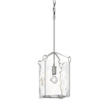 Hubbardton Forge 2020 Vintage Platinum Water Glass (LL) Bow Tall Mini Pendant