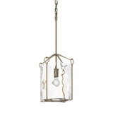 Hubbardton Forge 2020 Soft Gold Water Glass (LL) Bow Tall Mini Pendant