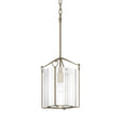 Hubbardton Forge 2020 Soft Gold Clear Glass (ZM) Bow Tall Mini Pendant