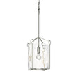 Hubbardton Forge 2020 Sterling Water Glass (LL) Bow Tall Mini Pendant