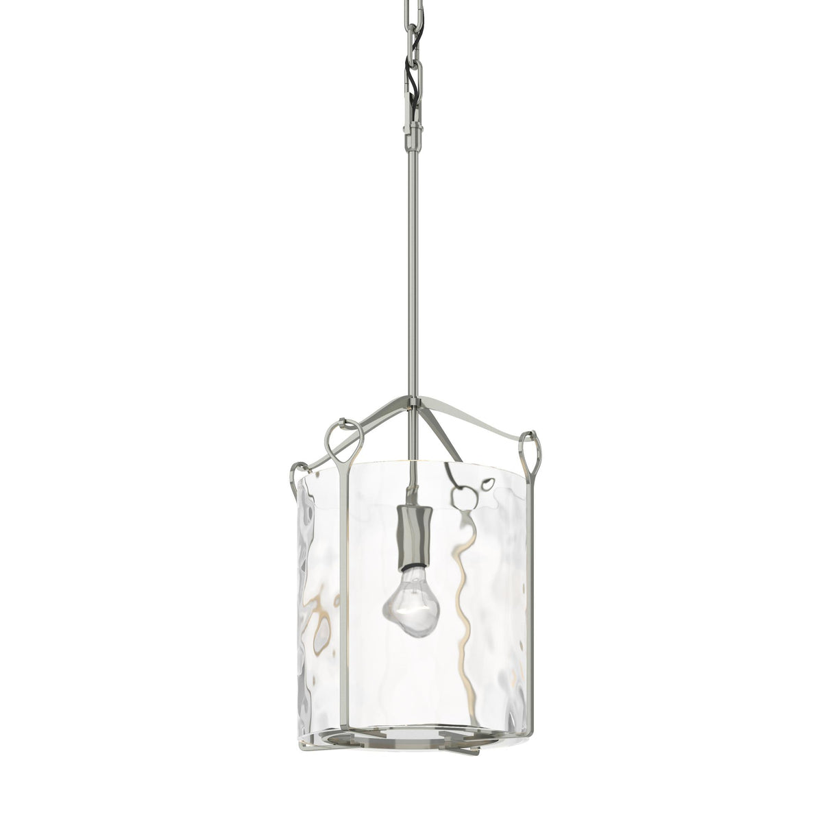 Hubbardton Forge 2020 Sterling Water Glass (LL) Bow Tall Mini Pendant