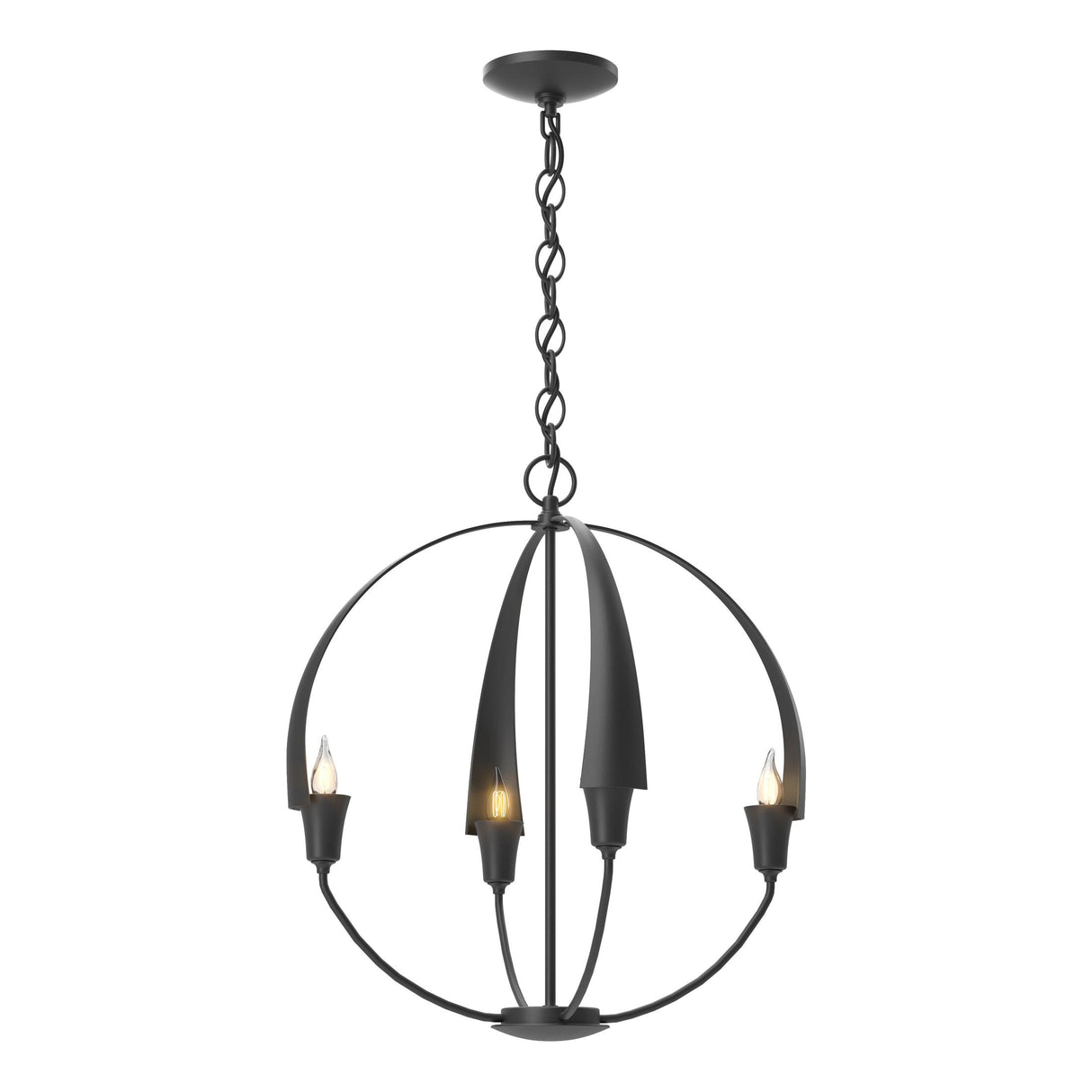 Hubbardton Forge 2013 Black Cirque Small Chandelier