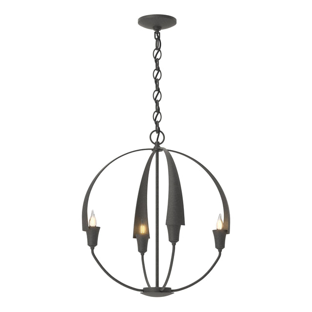 Hubbardton Forge 2013 Natural Iron Cirque Small Chandelier