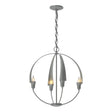Hubbardton Forge 2013 Vintage Platinum Cirque Small Chandelier