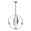 Hubbardton Forge 2013 Vintage Platinum Cirque Small Chandelier