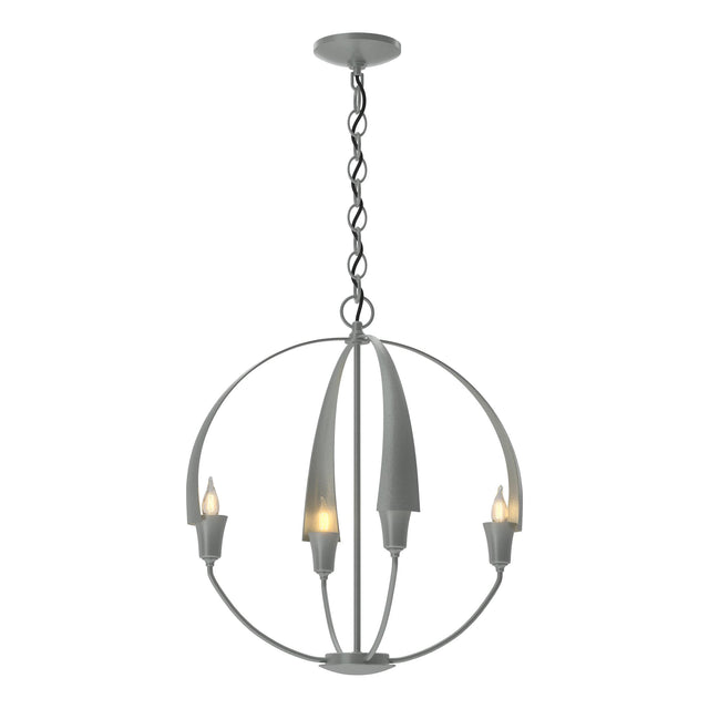 Hubbardton Forge 2013 Vintage Platinum Cirque Small Chandelier