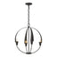 Hubbardton Forge 2013 Oil Rubbed Bronze Cirque Small Chandelier