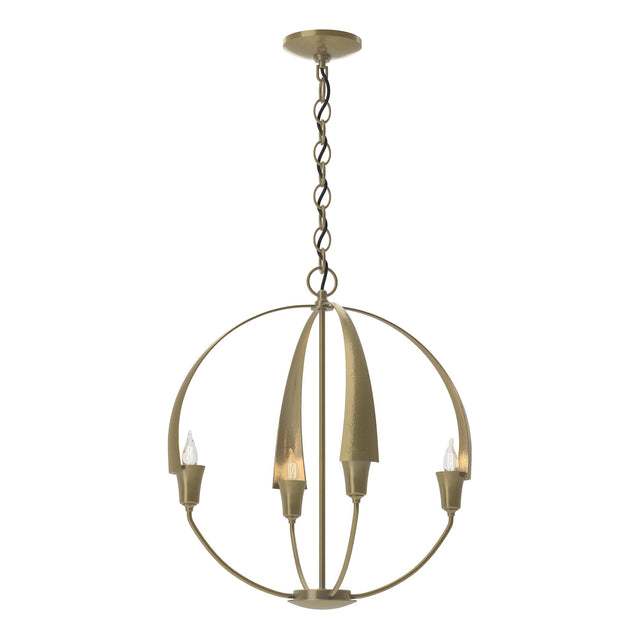 Hubbardton Forge 2013 Modern Brass Cirque Small Chandelier