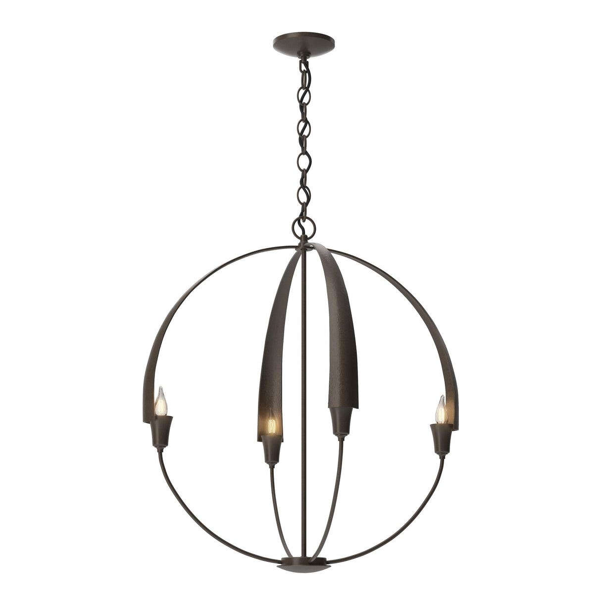 Hubbardton Forge 2013 Bronze Cirque Large Chandelier