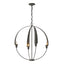 Hubbardton Forge 2013 Dark Smoke Cirque Large Chandelier