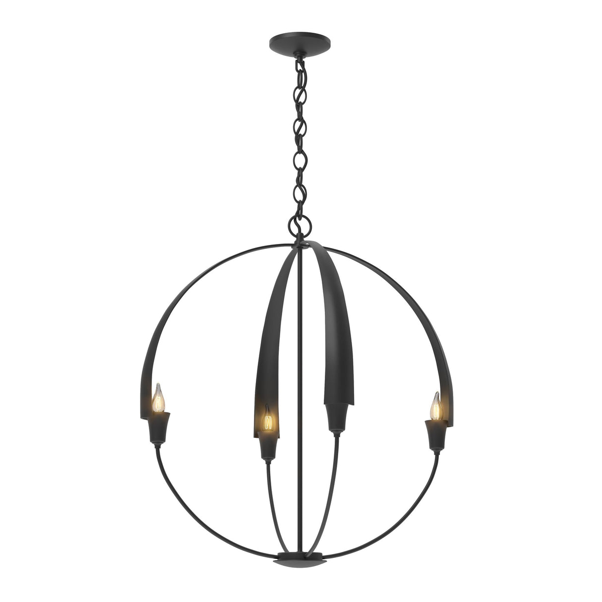 Hubbardton Forge 2013 Black Cirque Large Chandelier