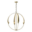 Hubbardton Forge 2013 Modern Brass Cirque Large Chandelier