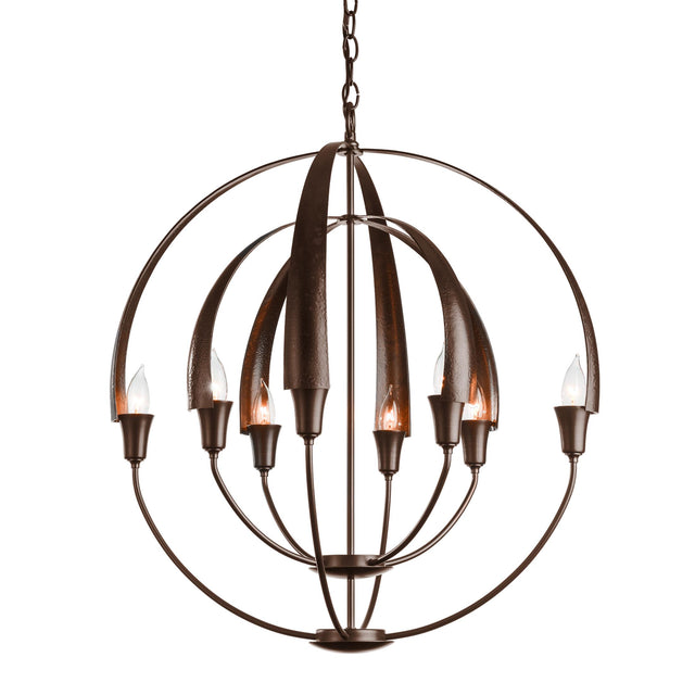 Hubbardton Forge 2014 Bronze Double Cirque Chandelier