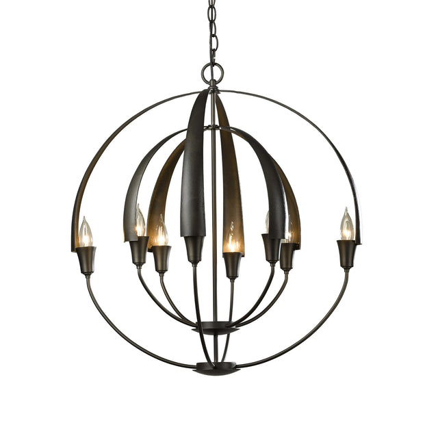 Hubbardton Forge 2014 Dark Smoke Double Cirque Chandelier