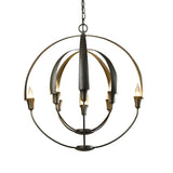 Hubbardton Forge 2014 Dark Smoke Double Cirque Chandelier