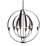 Hubbardton Forge 2014 Black Double Cirque Chandelier