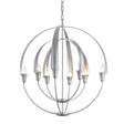 Hubbardton Forge 2014 Vintage Platinum Double Cirque Chandelier