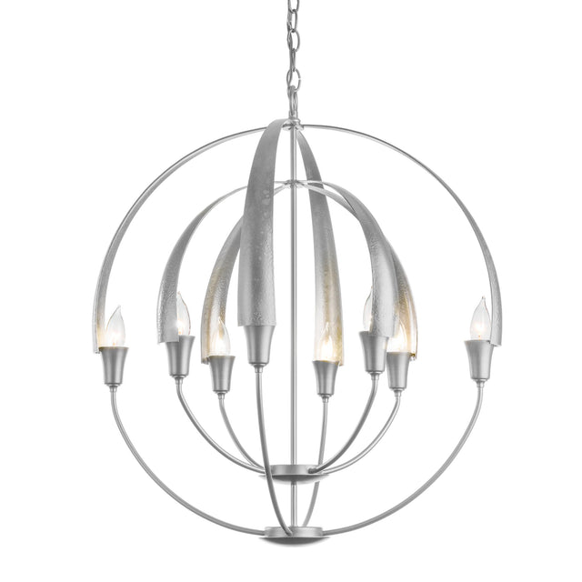 Hubbardton Forge 2014 Vintage Platinum Double Cirque Chandelier