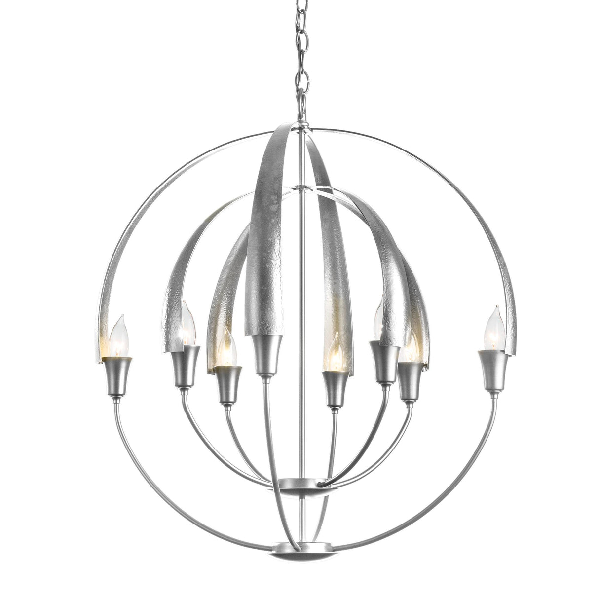 Hubbardton Forge 2014 Sterling Double Cirque Chandelier