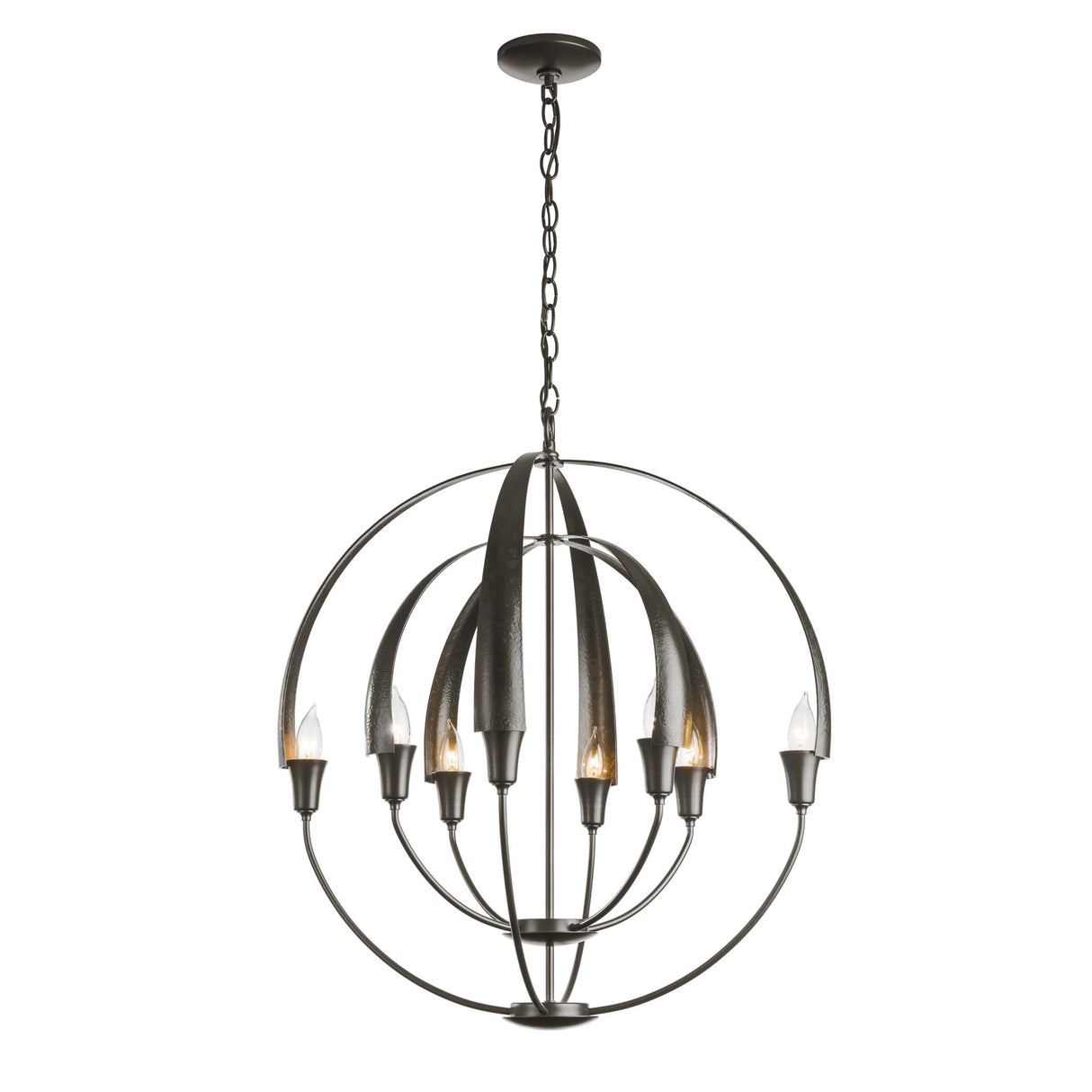 Hubbardton Forge 2014 Oil Rubbed Bronze Double Cirque Chandelier