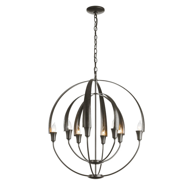 Hubbardton Forge 2014 Oil Rubbed Bronze Double Cirque Chandelier