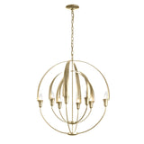 Hubbardton Forge 2014 Modern Brass Double Cirque Chandelier