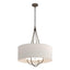 Hubbardton Forge 2019 Bronze Bronze Flax Shade (SE) Loop Pendant