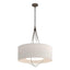 Hubbardton Forge 2019 Bronze Vintage Platinum Flax Shade (SE) Loop Pendant