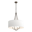 Hubbardton Forge 2019 Bronze Bronze Natural Anna Shade (SF) Loop Pendant